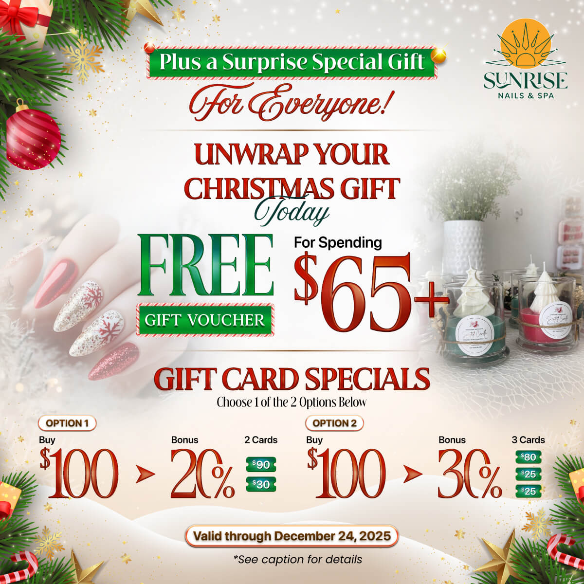 ✨ Sunrise Nails & Spa - Promotion ✨